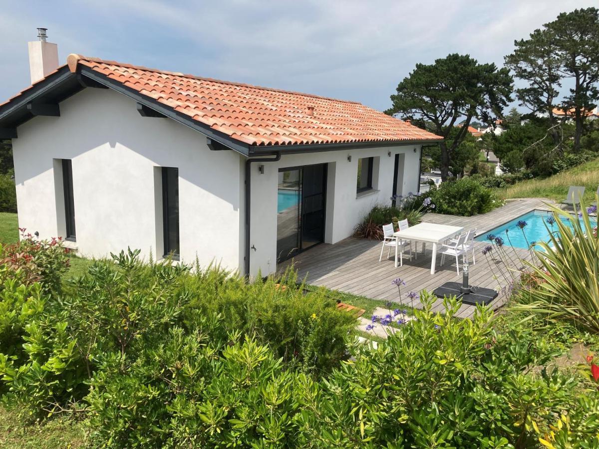 Villa Avec Piscine Privee, Vue Sur Mer Et Plage A Pied 800M Saint-Jean-de-Luz Kültér fotó