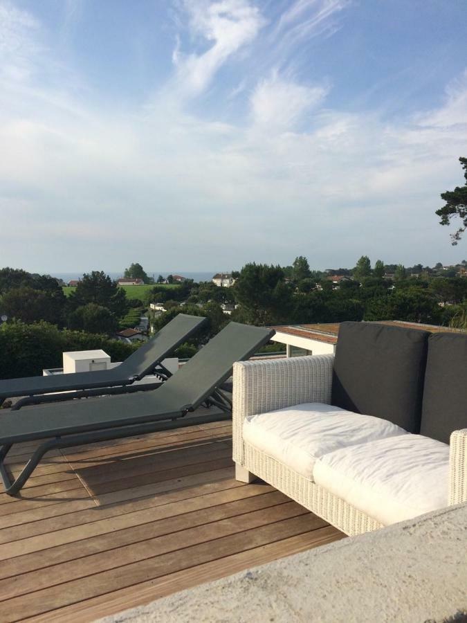 Villa Avec Piscine Privee, Vue Sur Mer Et Plage A Pied 800M Saint-Jean-de-Luz Kültér fotó